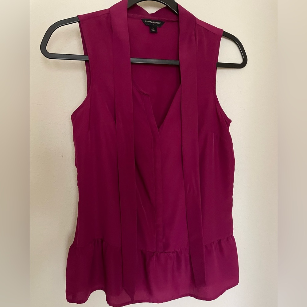 Banana Republic Magenta Pink Tank Top